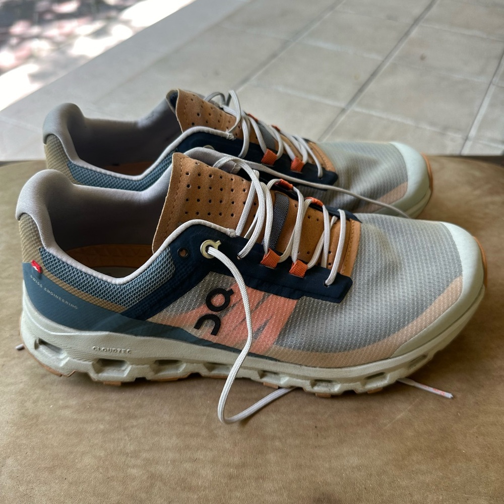 ‘On Running’ LIKE NEW Cloudvista. Men’s M8. Lightweight Running and Trail Shoe